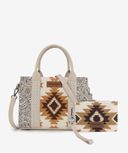Wrangler Tooled Aztec Knitted Concealed Carry Tote Set