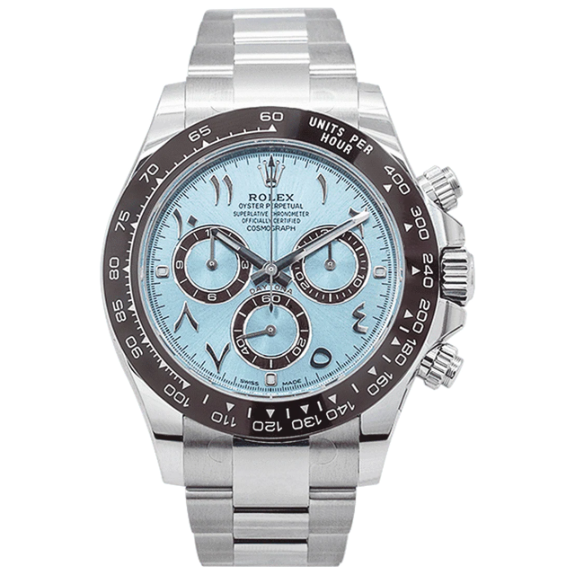 Rolex Daytona Platinum Ceramic Arabic Dial 116506