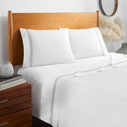 Embroidered Sateen Sheet Set (Centium Satin)