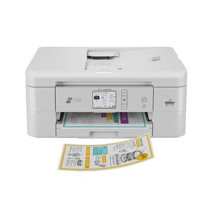 Brother MFC-J1800DW Print & Cut All-in-One Color Inkjet Printer with automatic paper cutter