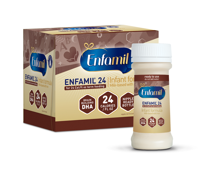 Enfamil® 24 Infant Formula - 24 Cal - Ready to Use - 2 fl oz (6 Bottles)