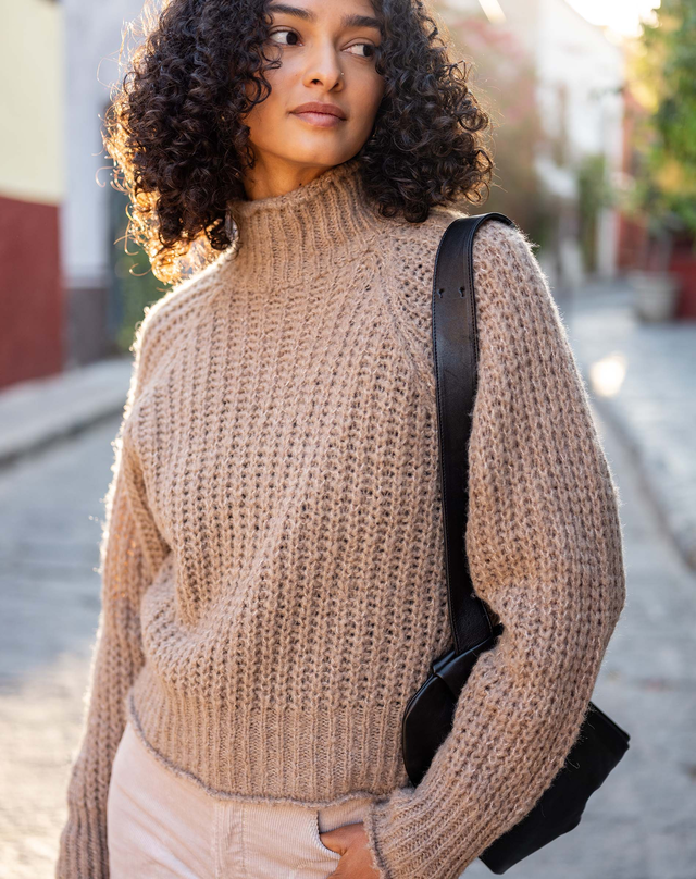 Beachside Softy Sweater & Scarf
