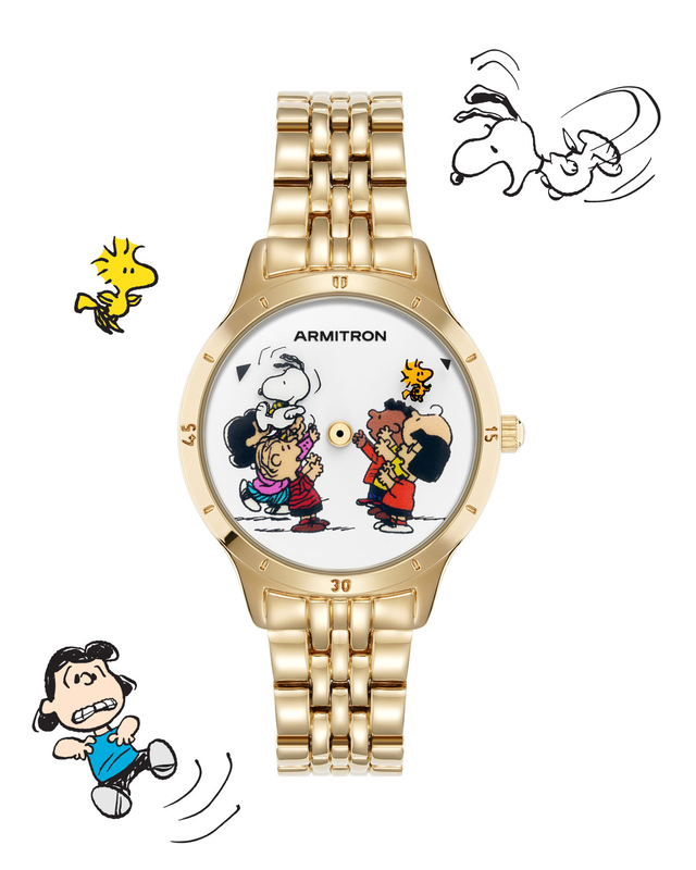 Armitron x Peanuts: Time to Celebrate | 34mm, Peanuts Gold