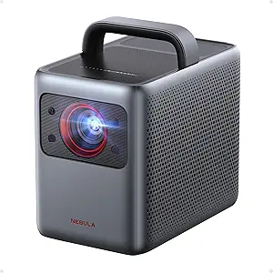 NEBULA by Anker Cosmos Laser 4K Projector(Upgraded), 2200 ANSI Lumens, Android TV 10.0 with Dongle, Autofocus, Auto Keystone Correction, Screen Fit, Home Theater Projector with Wi-Fi & Bluetooth
