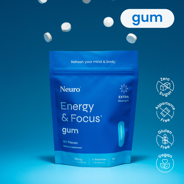 Energy & Focus Extra Strength Gum