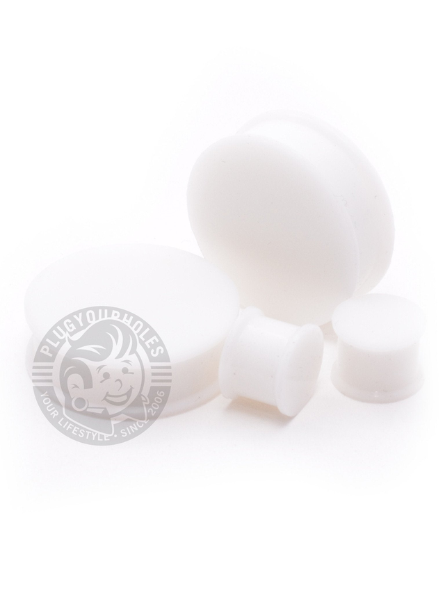 White Silicone Plugs