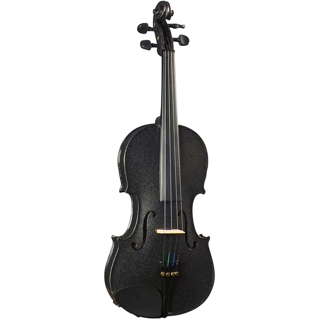 Cremona Cremona SV-130BK Series Sparkling Black Violin Outfit