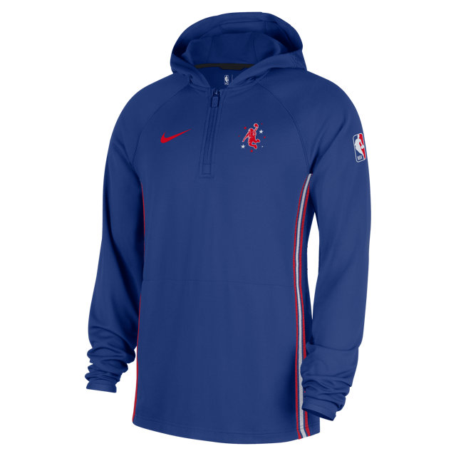 Men's Houston Rockets Nike City Edition On-Court Zone Quarter-Zip Dri-FIT Hoodie Jacket