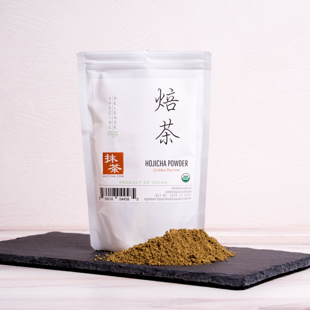 Organic Hojicha Powder, Japanese Houjicha (Roasted Matcha)