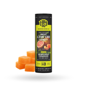 CBD Live Resin Gummies: Grapefruit Tangerine (Sativa) - 5ct