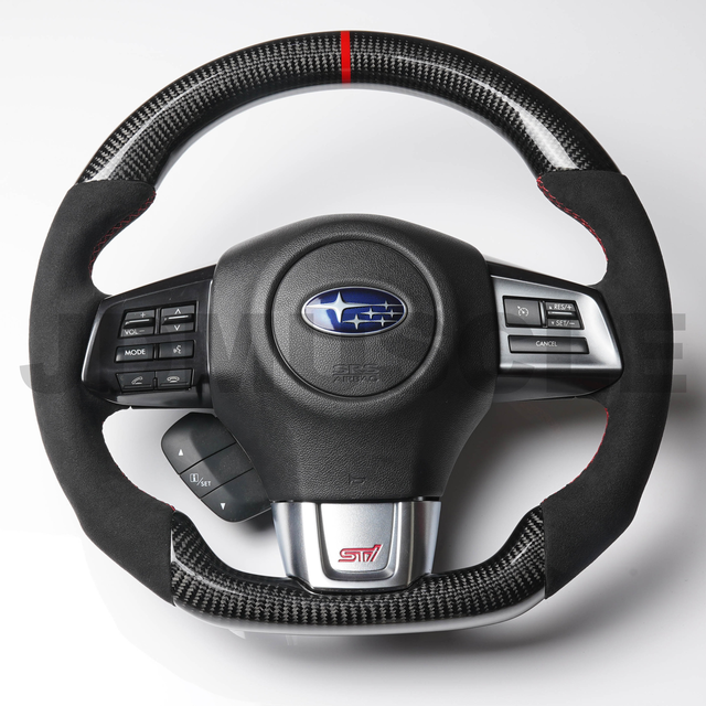 JDMuscle 15-21 Subaru WRX/STI Custom Carbon Fiber Steering Wheel