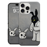 Black In White iPhone Case