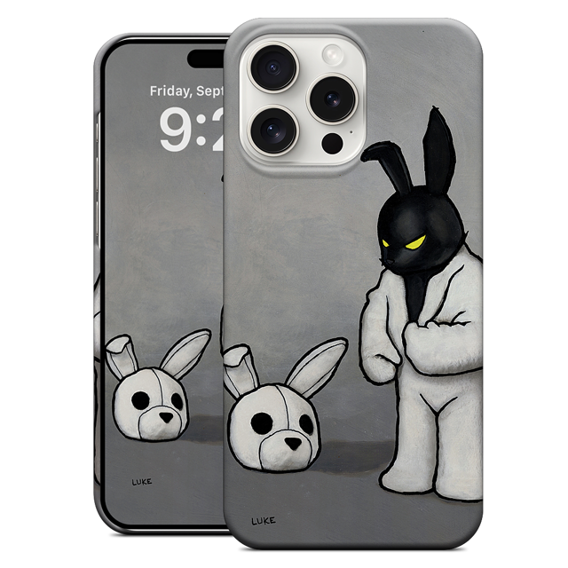 Black In White iPhone Case