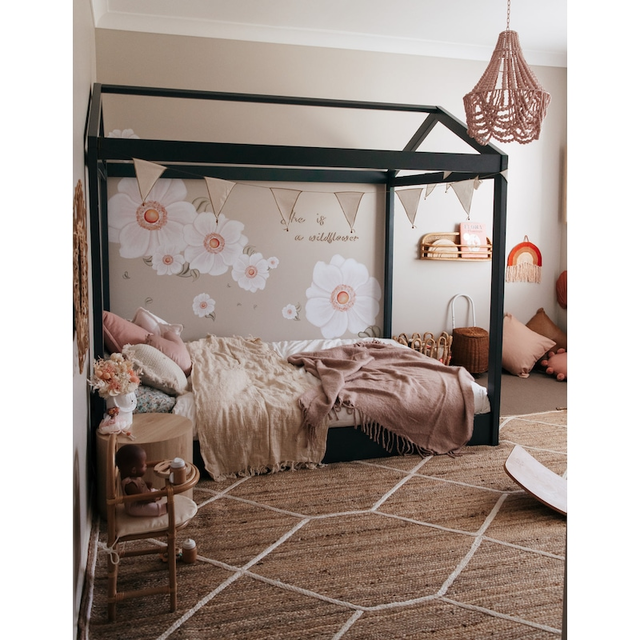 Cubby House Kids Bed