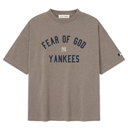 Men's New York Yankees Fear of God x MLB Warm Heather Gray 90's Fit T-Shirt