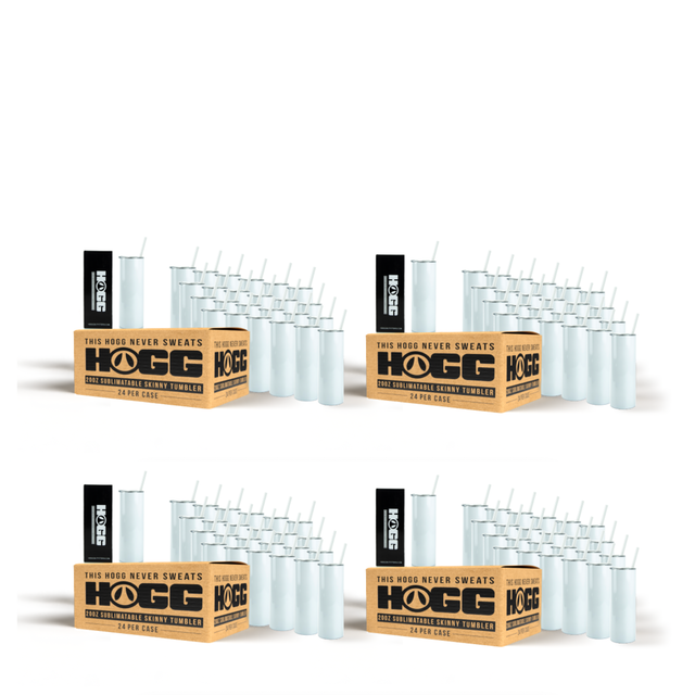 THE *UNDER $3* 20oz SUBLIMATABLE SKINNY CASE BUNDLE (4 CASES, 96 UNITS)