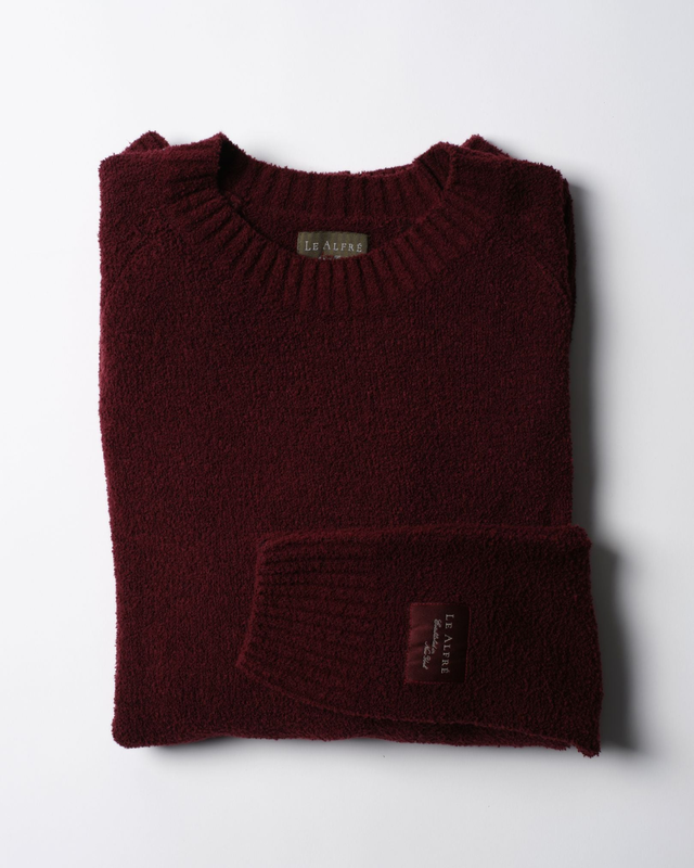 Burgundy Crewneck Sweater