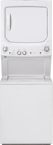 GE Unitized Spacemaker 3.8 cu. ft. Washer and 5.9 cu. ft. Electric Dryer - White