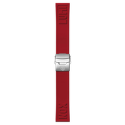 Cut-to-Fit Rubber Strap, 24 mm, Red