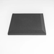 Premium Wall Foam Tiles Bevelled (Pack Of 10) Black