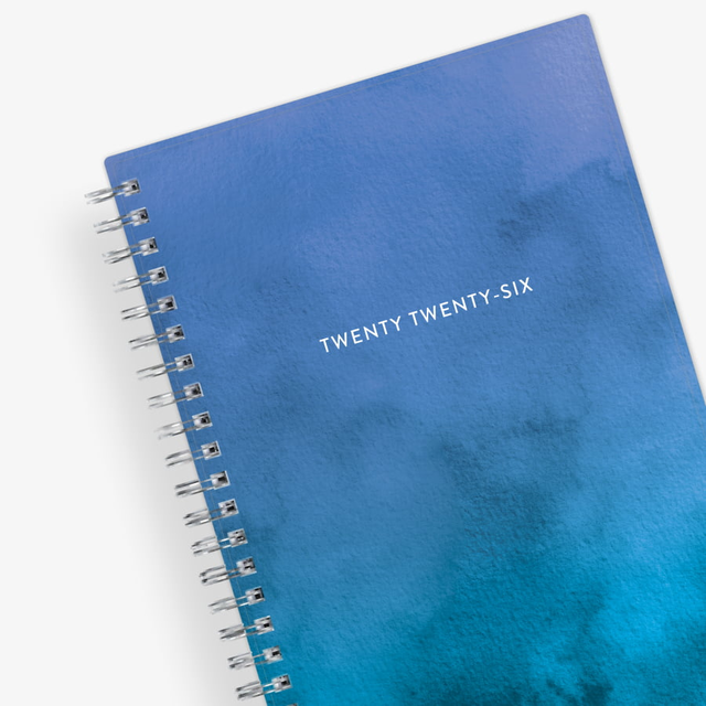 Savoy Cool 2026 Weekly Monthly 5x8 Planning Calendar