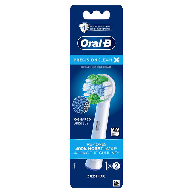 Oral-B Precision Clean Replacement Brush Heads, 2-Count