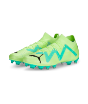 Puma Future Match FG/AG Soccer Cleats 107180 03 FAST YELLOW-PUMA BLACK-ELECTRIC PEPPERMINT