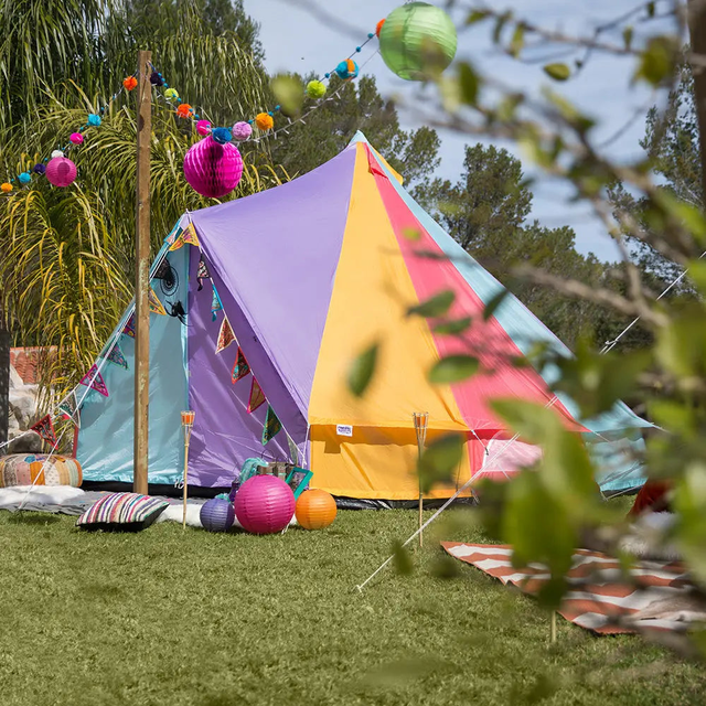 Multicolour Classic Bell Tent