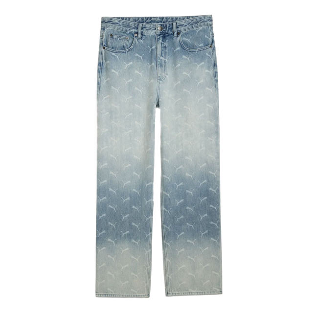 Laser Monogram Denim Pants