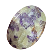 Ontario Purple Fluorite & Calcite Touchstone