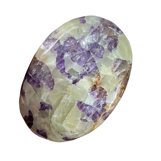 Ontario Purple Fluorite & Calcite Touchstone