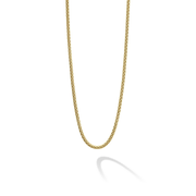 Anthem 18K Gold Caviar Chain Necklace | 2mm