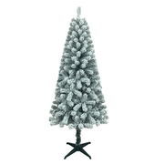 St. Nicholas Square® 6-ft. Pre-Lit Flocked Artificial Christmas Tree