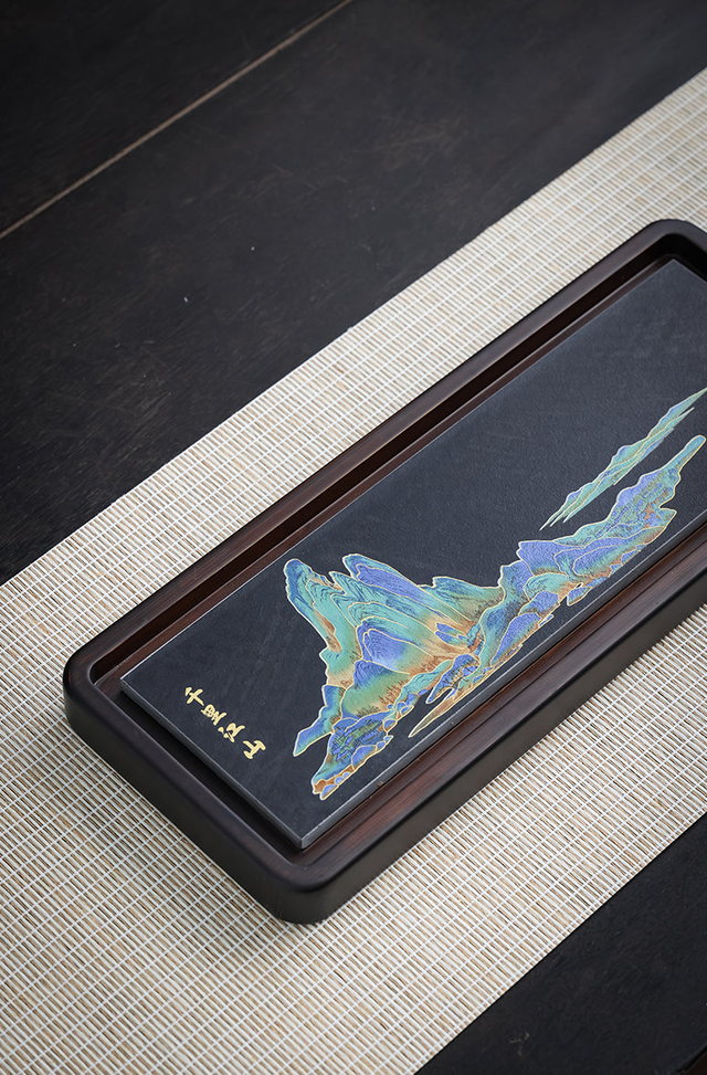 "One Thousand Li of Mountains and Rivers" Stone Tea Table