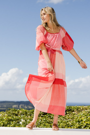 Twirl Worthy Cotton Maxi Dress--BOHO-1134