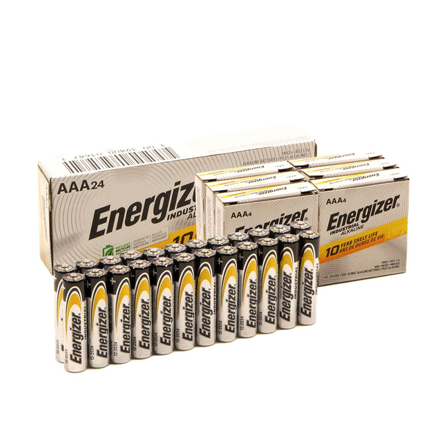 Energizer Industrial AAA Alkaline Battery 24/Pack (EN92)