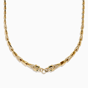 Signature 14K Yellow Gold Diamond and Tsavorite Panther Necklace
