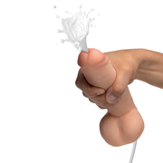Loadz Realistic 8 Inch Squirting Dildo with Extra Large Load