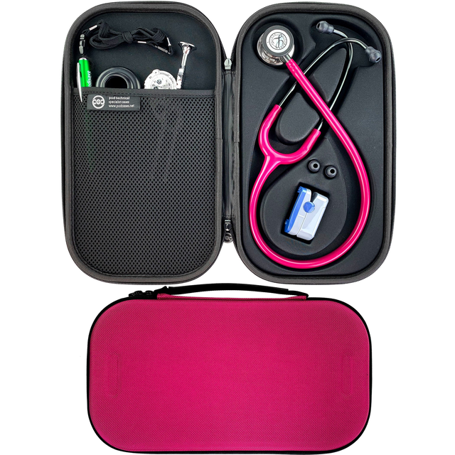 Pod Technical Cardiopod II Stethoscope Case for all Littmann Stethoscopes - Raspberry