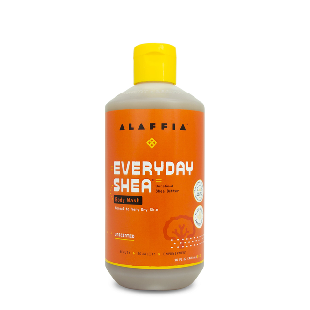 EveryDay Shea Body Wash, Unscented, 16 oz