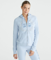 Aeropostale East Coast Circle Full-Zip Hoodie