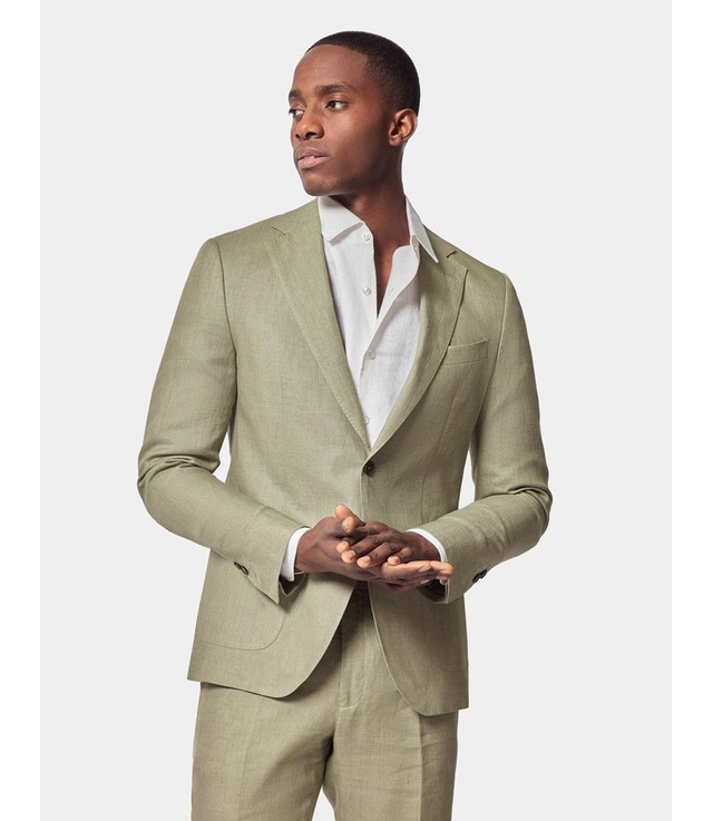 Slim Fit Green Suit