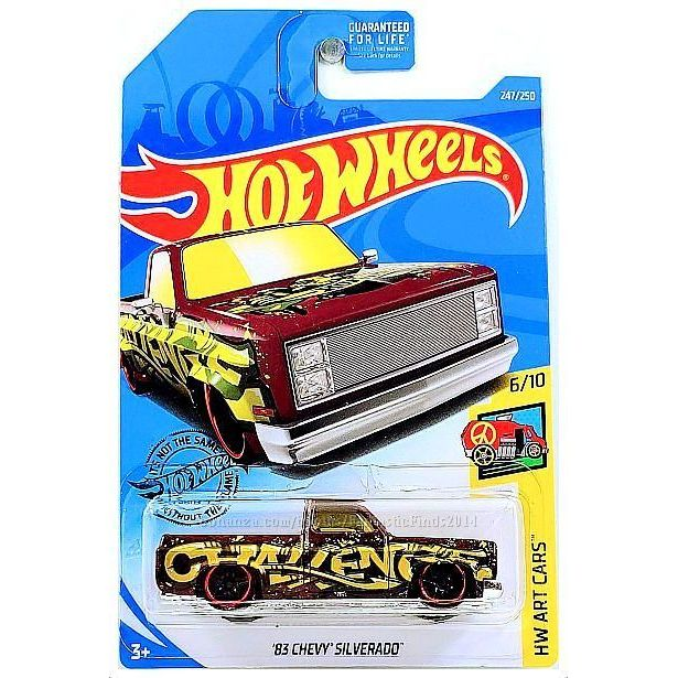 Hot Wheels - '83 Chevy Silverado: HW Art Cars #6/10 - #247/250 (2019) *Brown* 887961703955 on eBid United States | 201564609