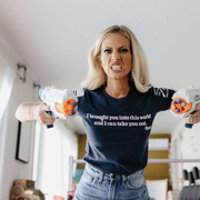 Women's Take You Out Slim Fit T-Shirt - Midnight Navy