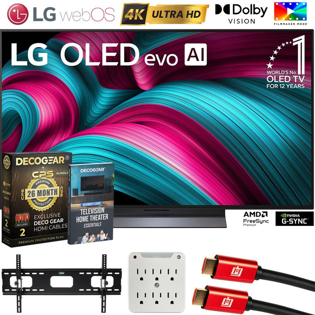 LG 48" C5 Series OLED evo 4K UHD Smart TV (2025) w/ Extended Protection Plan