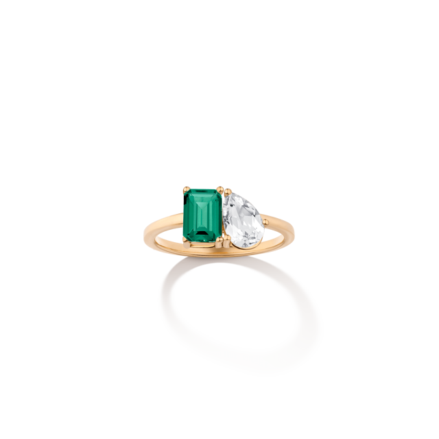 Toi et Moi Gemstone Classic Ring