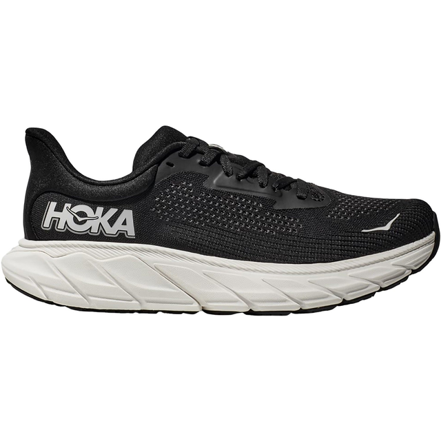 Women's Hoka Arahi 7 Black/White Mesh (Stability Support)