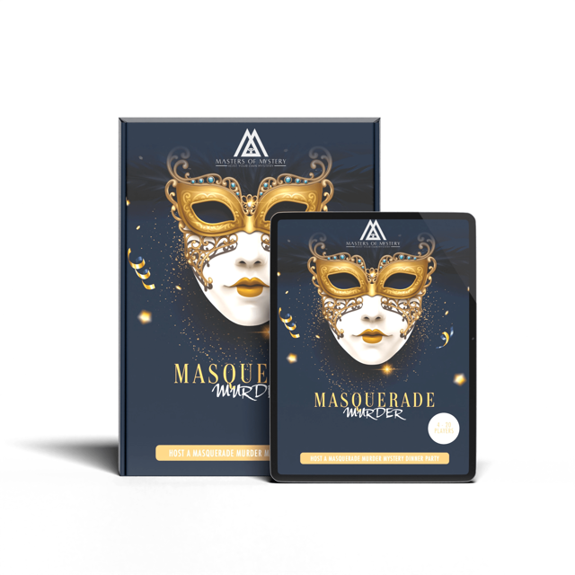 Masquerade Ball/Carnival Murder Mystery Host Your Own Game Kit