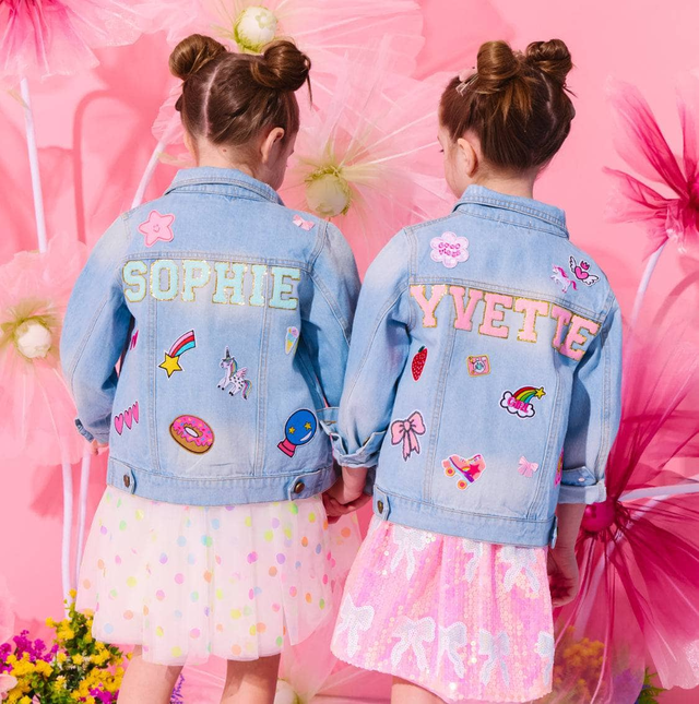 Customizable Patch Denim Jacket