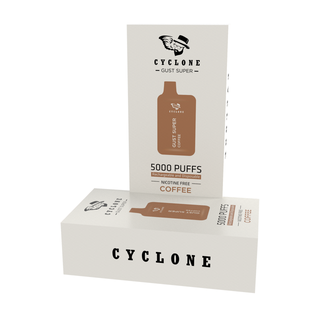 Nicotine Free Gust Super Coffee Rechargeable Disposable